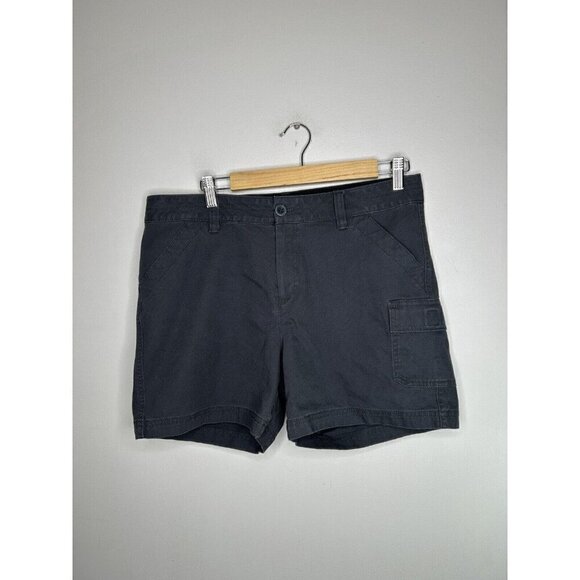 Eddie Bauer Cargo Shorts Gray Summer Trail Stretch Hiking Womens Size 10 - Picture 1 of 10